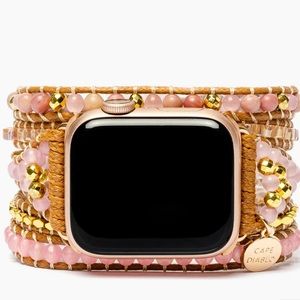 cape diablo Golden Rose Quartz Apple Watch Band